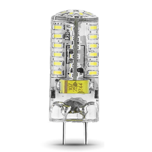 Лампа светодиодная Gauss GY6.35 3W 2700K прозрачная 107719103 Лампа светодиодная Gauss GY6.35 3W 2700K прозрачная 107719103