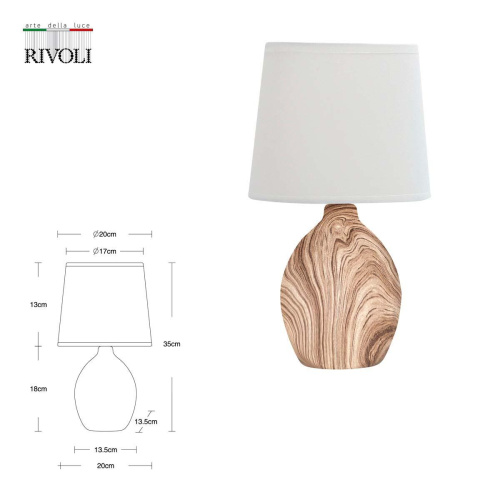 Настольная лампа Rivoli Chimera 7072-503 Б0057275 Настольная лампа Rivoli Chimera 7072-503 Б0057275