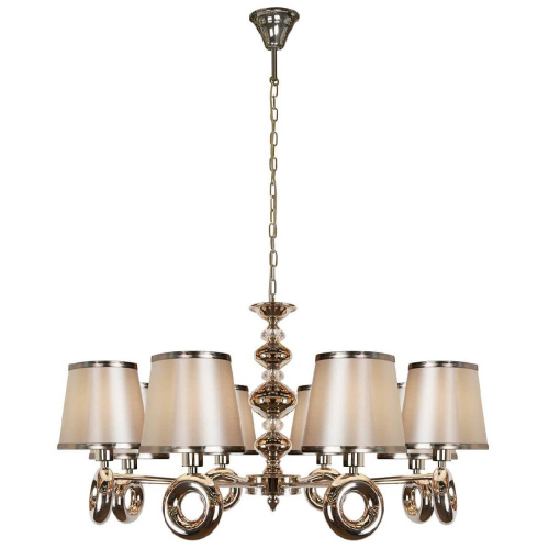 Подвесная люстра iLamp Brooklyn P2401-8 Nickel