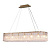 Подвесной светильник Newport 10820/120 brass oval М0064786