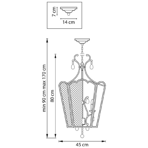 Подвесная люстра Lightstar Castello 744157