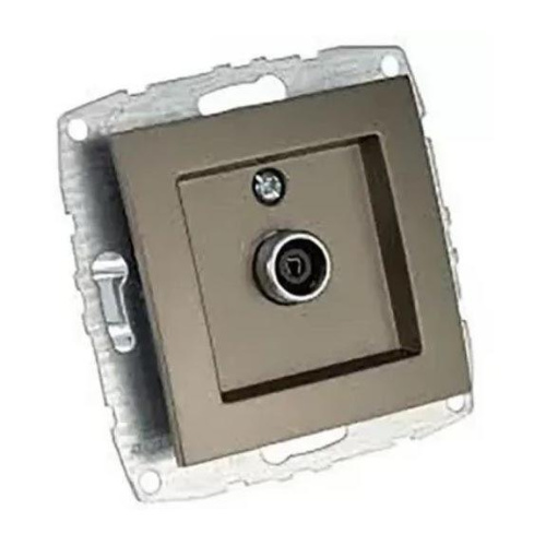 Розетка TV концевая Mono Electric Despina/ Larissa экран бронза 500-002305-138 Розетка TV концевая Mono Electric Despina/ Larissa экран бронза 500-002305-138