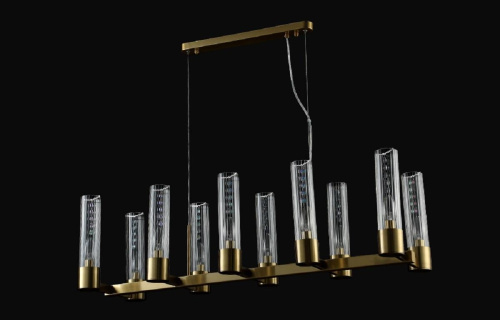 Подвесная люстра Crystal Lux OTONO SP10 L980 BRASS/TRANSPARENTE Подвесная люстра Crystal Lux OTONO SP10 L980 BRASS/TRANSPARENTE