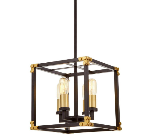 Подвесная люстра Lumina Deco Waldorf LDP 1140-4 BK+MD Подвесная люстра Lumina Deco Waldorf LDP 1140-4 BK+MD