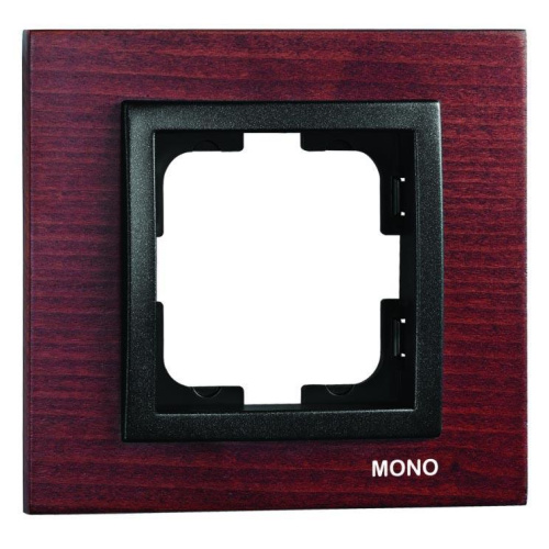 Рамка 1-постовая Mono Electric Style черешня 107-500000-160 Рамка 1-постовая Mono Electric Style черешня 107-500000-160