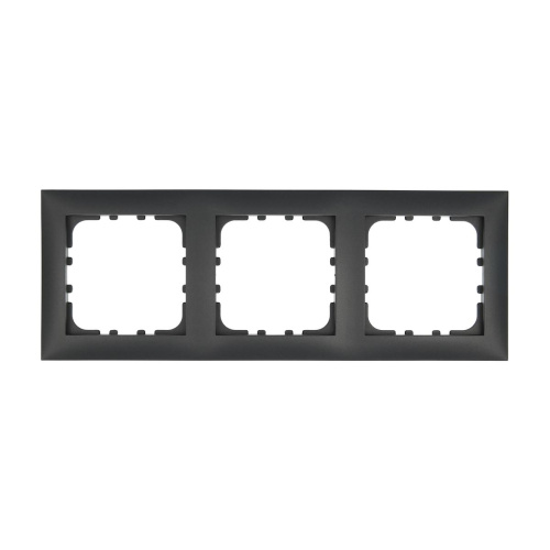 Рамка LK Studio 3-постовая (черный бархат) LK60 864308-1 Рамка LK Studio 3-постовая (черный бархат) LK60 864308-1