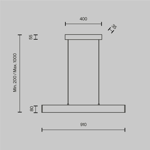 Подвесной светодиодный светильник Maytoni Step P010PL-L23W4K Подвесной светодиодный светильник Maytoni Step P010PL-L23W4K