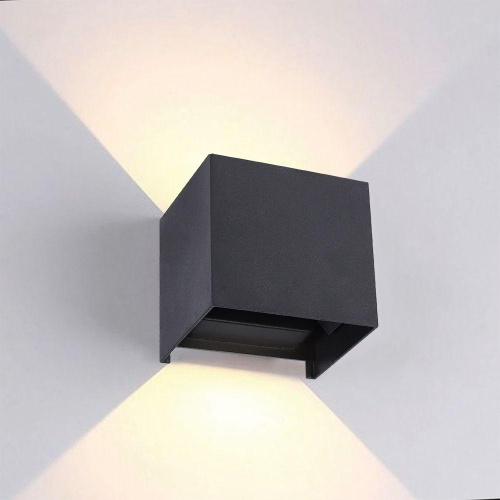 Уличный настенный светодиодный светильник Arte Lamp Rullo A1714AL-2BK Уличный настенный светодиодный светильник Arte Lamp Rullo A1714AL-2BK