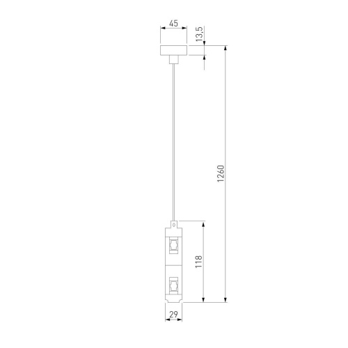 Набор для подвеса двойной Elektrostandard Esthetic Magnetic 85156/00 a065440 Набор для подвеса двойной Elektrostandard Esthetic Magnetic 85156/00 a065440