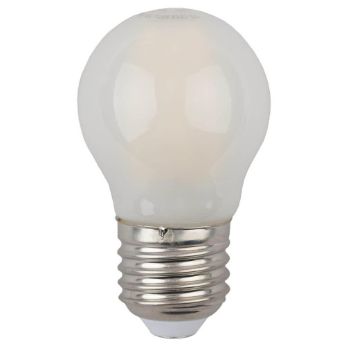 Лампа светодиодная филаментная ЭРА E27 5W 2700K матовая F-LED P45-5W-827-E27 frost Лампа светодиодная филаментная ЭРА E27 5W 2700K матовая F-LED P45-5W-827-E27 frost