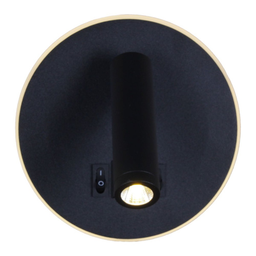 Настенный светодиодный светильник Reluce 86203-9.2-001KT LED12W+USB BK Настенный светодиодный светильник Reluce 86203-9.2-001KT LED12W+USB BK