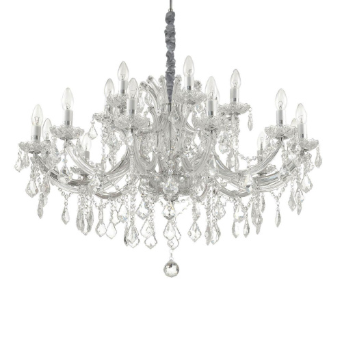 Подвесная люстра Ideal Lux Napoleon SP18 Cromo 167268 Подвесная люстра Ideal Lux Napoleon SP18 Cromo 167268