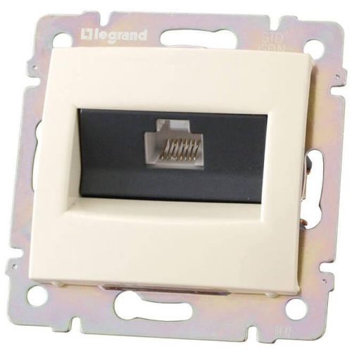 Розетка компьютерная RJ45 Legrand Valena ISDN слоновая кость 774341 Розетка компьютерная RJ45 Legrand Valena ISDN слоновая кость 774341