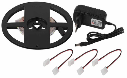 Светодиодная лента ЭРА 4,8W/m 60LED/m 2835SMD холодный белый 5M 2835kit-4,8-60-12-IP20-6500-5m Б0043061 Светодиодная лента ЭРА 4,8W/m 60LED/m 2835SMD холодный белый 5M 2835kit-4,8-60-12-IP20-6500-5m Б0043061