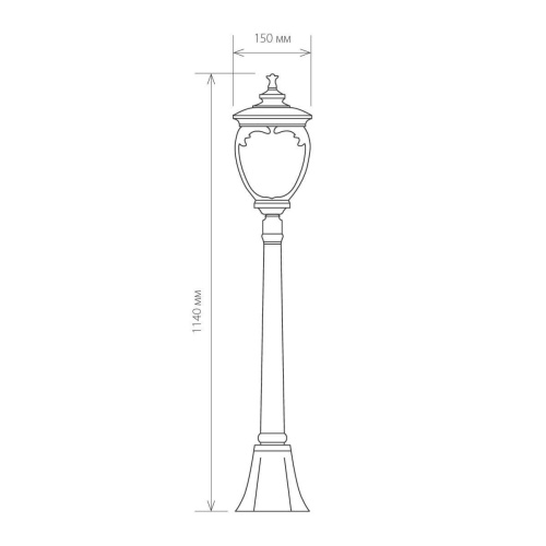 Уличный светильник Elektrostandard Andromeda F (GLYF-8024F) a027998 Уличный светильник Elektrostandard Andromeda F (GLYF-8024F) a027998