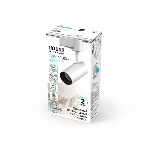 Трековый светодиодный светильник Gauss Track Light Led TR079 Трековый светодиодный светильник Gauss Track Light Led TR079