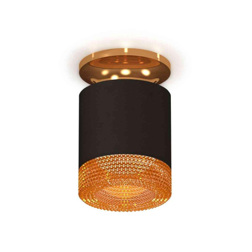 Комплект накладного светильника Ambrella light Techno Spot XS7402103 SBK/PYG/CF черный песок/золото желтое полированное/кофе (N7929, C7402, N7195) Комплект накладного светильника Ambrella light Techno Spot XS7402103 SBK/PYG/CF черный песок/золото желтое полированное/кофе (N7929, C7402, N7195)