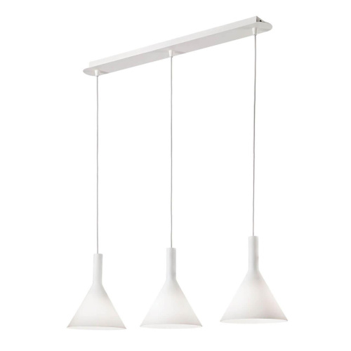Подвесной светильник Ideal Lux Cocktail SP3 Bianco 074245 Подвесной светильник Ideal Lux Cocktail SP3 Bianco 074245