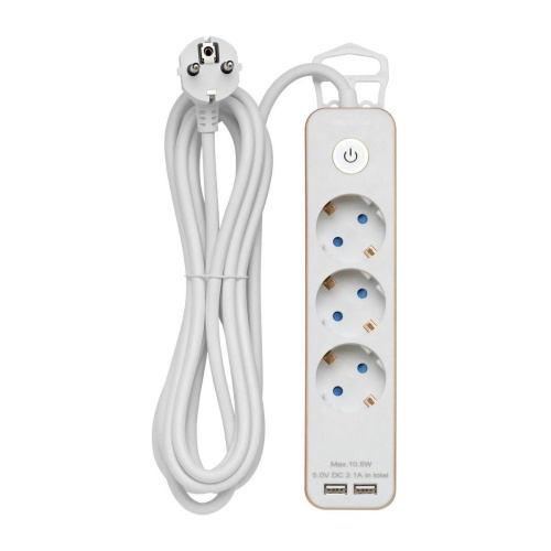 Удлинитель Duwi 2хUSB 3гн 3м с/з 32066 1 Удлинитель Duwi 2хUSB 3гн 3м с/з 32066 1