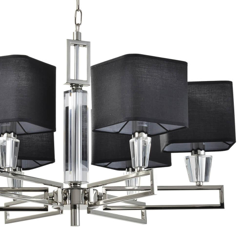 Подвесная люстра Lumien Hall Alessandriya LH1057/6P-NK-BK Подвесная люстра Lumien Hall Alessandriya LH1057/6P-NK-BK