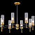 Потолочный светильник ILLUMICO IL5177-8PLS-29 BRASS TUBO