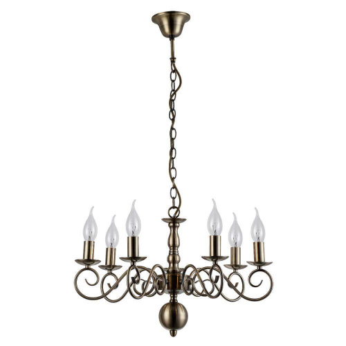 Подвесная люстра Arte Lamp A1129LM-7AB Подвесная люстра Arte Lamp A1129LM-7AB
