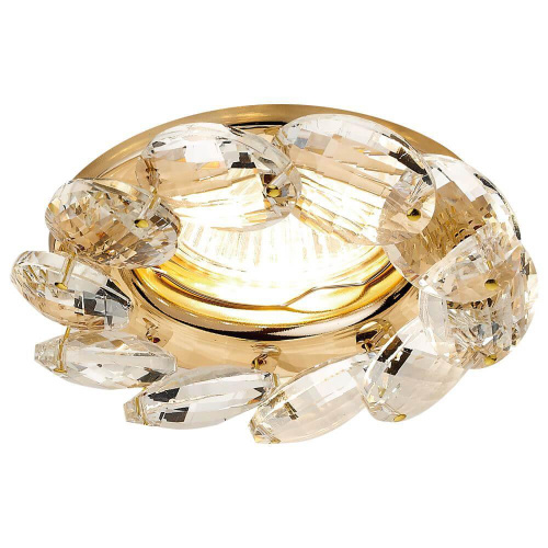 Встраиваемый светильник Ambrella light Crystal K306 CL/G Встраиваемый светильник Ambrella light Crystal K306 CL/G
