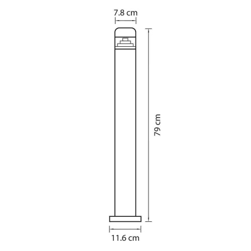 Уличный светодиодный светильник Lightstar Raggio 376705 Уличный светодиодный светильник Lightstar Raggio 376705