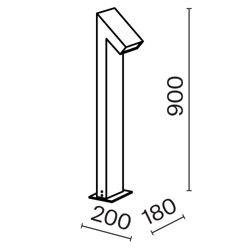 Ландшафтный светильник Outdoor O592FL-L15GF3K