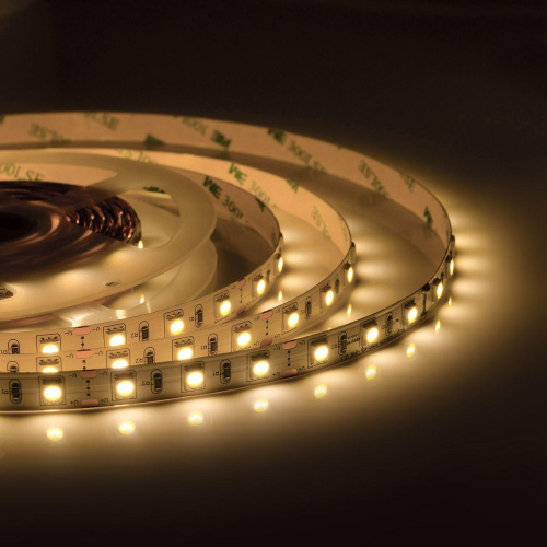 Светодиодная лента Apeyron 14,4W/m 60LED/m 5050SMD теплый белый 5M 00-16 Светодиодная лента Apeyron 14,4W/m 60LED/m 5050SMD теплый белый 5M 00-16