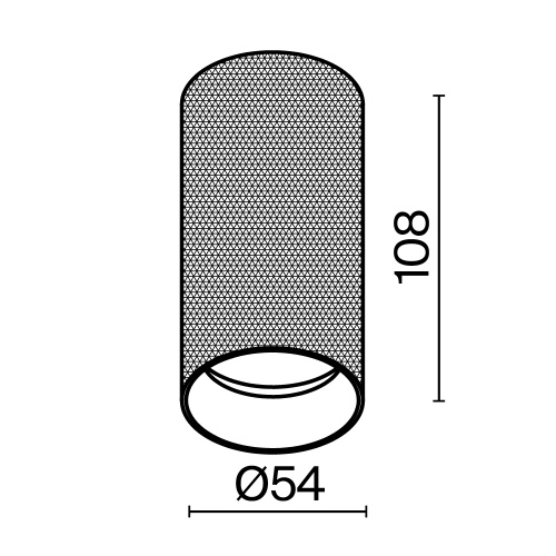 Потолочный светильник Technical C080CL-01-GU10-B Потолочный светильник Technical C080CL-01-GU10-B