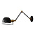 Бра Lumina Deco Glum LDW B011-2 BK