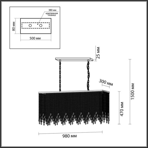 Подвесная люстра Odeon Light Chokka 5028/9A Подвесная люстра Odeon Light Chokka 5028/9A