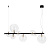 Подвесная люстра Arte Lamp Vincent A7790SP-8BK