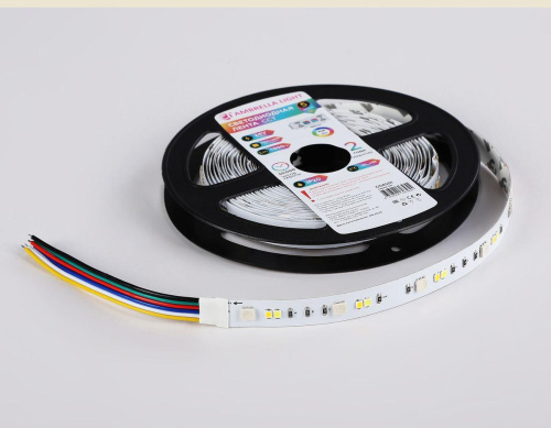 Светодиодная лента Ambrella Light 13W/m 90LED/m 5050+2835SMD RGB+белый 5M GS4501 Светодиодная лента Ambrella Light 13W/m 90LED/m 5050+2835SMD RGB+белый 5M GS4501