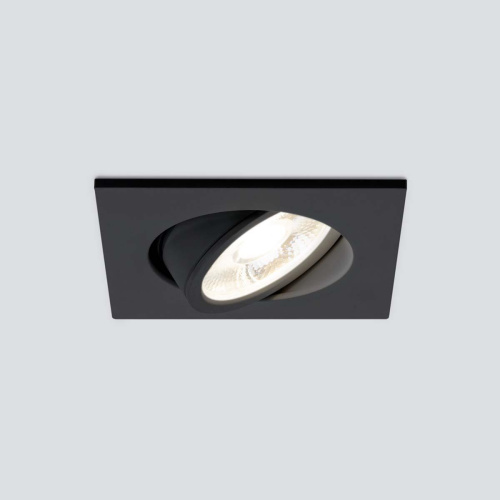 Встраиваемый светодиодный светильник Elektrostandard 15273/LED черный a056033 Встраиваемый светодиодный светильник Elektrostandard 15273/LED черный a056033