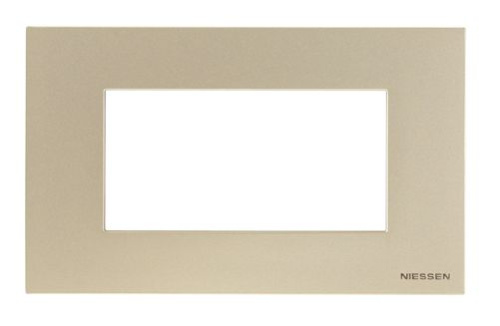 Рамка 4-модульная ABB Zenit итальянский стандарт шампань 2CLA247400N1901