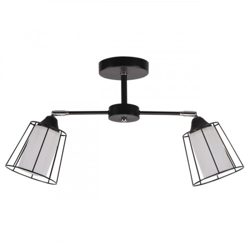 Потолочный светильник IMEX MD.24380-2-S BK+CH Потолочный светильник IMEX MD.24380-2-S BK+CH