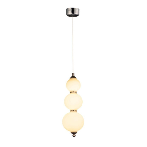 Подвесной светодиодный светильник Lumina Deco Snowman LDP 6834-1 WT+CHR Подвесной светодиодный светильник Lumina Deco Snowman LDP 6834-1 WT+CHR