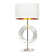 Настольная лампа Lumina Deco Fabi LDT 5531 CHR+WT