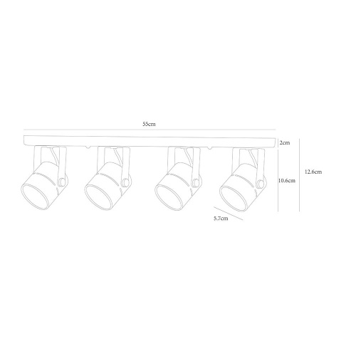 Потолочный светильник Arte Lamp A1311PL-4WH Потолочный светильник Arte Lamp A1311PL-4WH