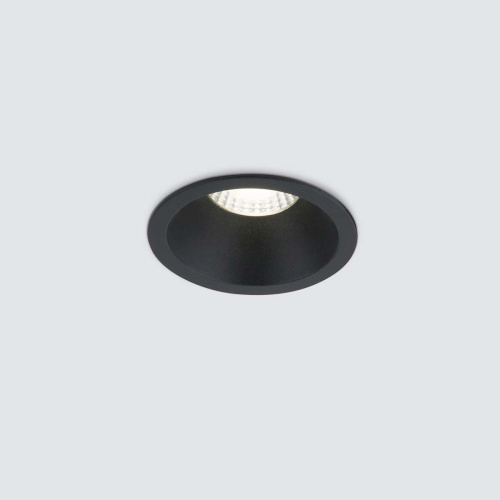 Встраиваемый светодиодный светильник Elektrostandard 15266/LED черный a055719 Встраиваемый светодиодный светильник Elektrostandard 15266/LED черный a055719