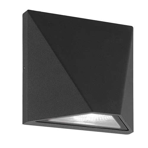 Уличный настенный светодиодный светильник Uniel ULU-S50A-8W/4000K IP65 Black UL-00009347 Уличный настенный светодиодный светильник Uniel ULU-S50A-8W/4000K IP65 Black UL-00009347