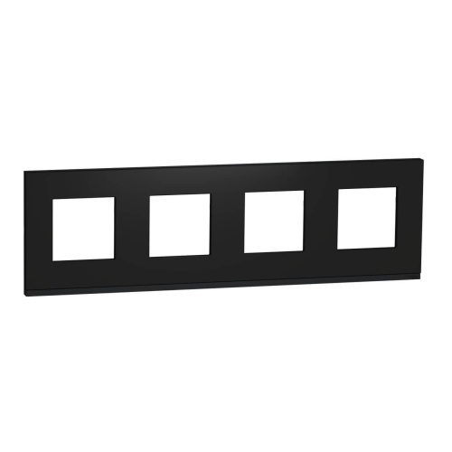 Рамка 4-постовая Schneider Electric Unica New NU600882 Рамка 4-постовая Schneider Electric Unica New NU600882