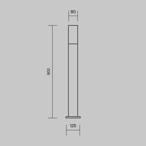 Ландшафтный светильник Maytoni Outdoor O418FL-01GR1 Ландшафтный светильник Maytoni Outdoor O418FL-01GR1