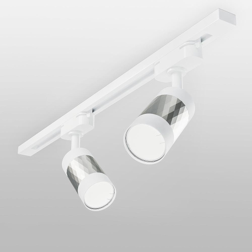 Трековый светильник Elektrostandard Mizar GU10 MRL 1007 белый/серебро a047375 Трековый светильник Elektrostandard Mizar GU10 MRL 1007 белый/серебро a047375