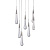 Подвесной светильник Pour 7A satin nickel