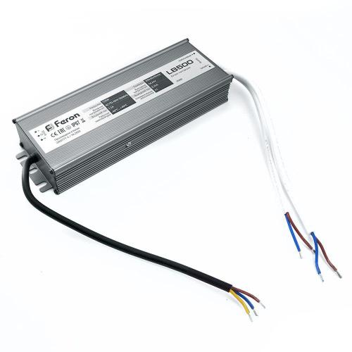 Блок питания Feron LB500 24V 150W IP67 6,25A 25989 Блок питания Feron LB500 24V 150W IP67 6,25A 25989