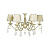 Потолочная люстра Lucia Tucci Bari 370.6 Cream White