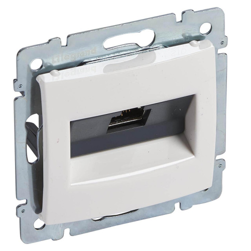 Розетка компьютерная RJ45 Legrand Valena STP 10 GIGA белая 770072 Розетка компьютерная RJ45 Legrand Valena STP 10 GIGA белая 770072